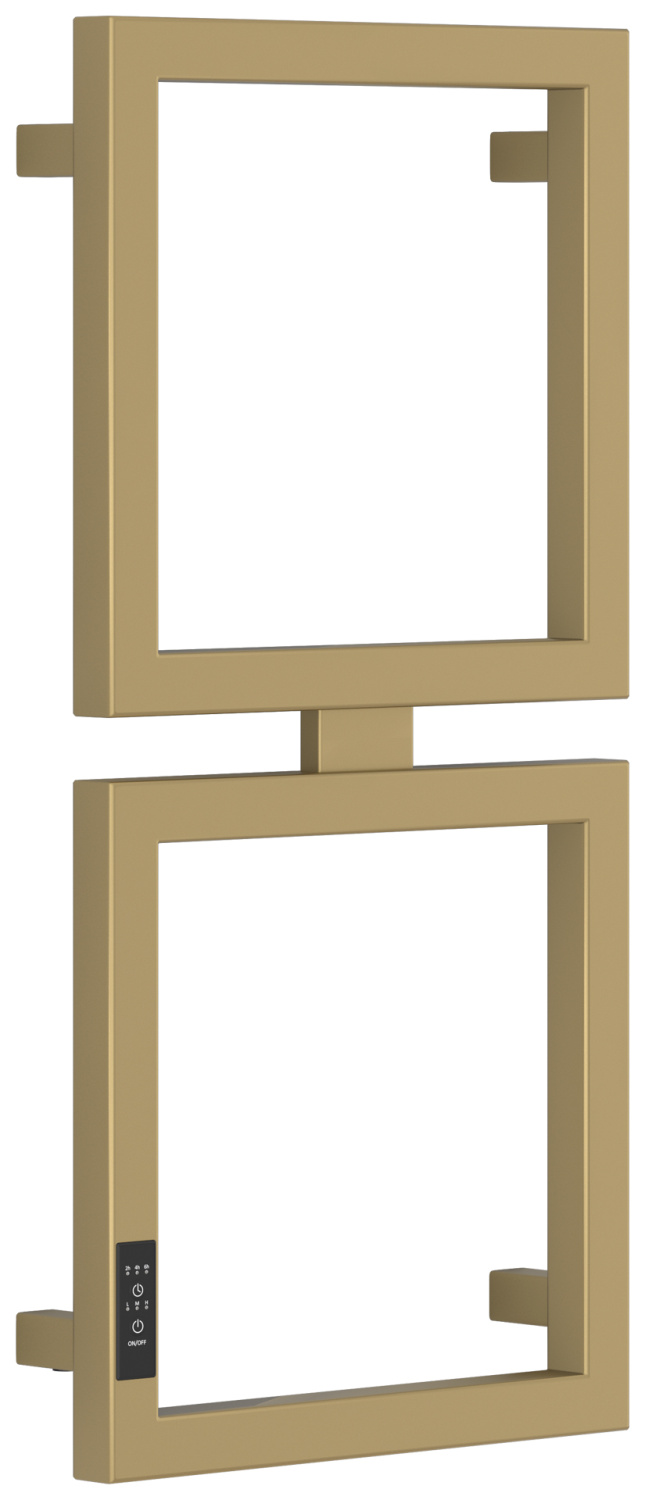 Полотенцесушитель электрический Сунержа Этюд 330x690 мм левый золотой шёлк матовый 32-0844-6030