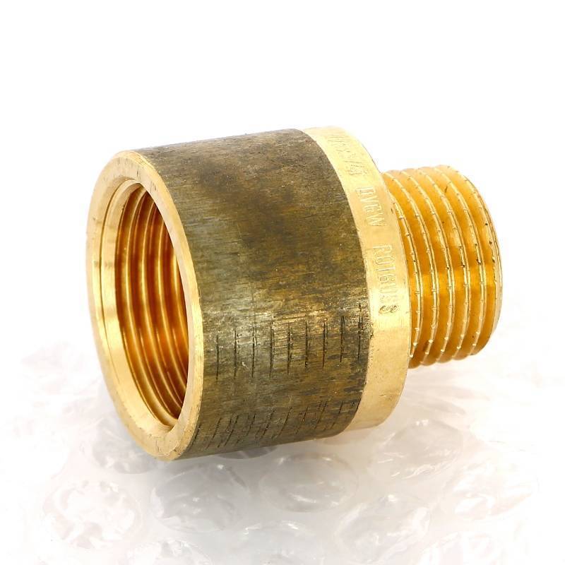 Переходник круглый Viega 1/2 x 3/4 дюйма НВ бронза 320423