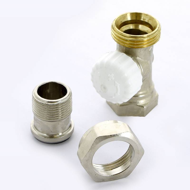 Вентиль термостатический Uni-Fitt прямой HB 3/4 никелированный 160N3000