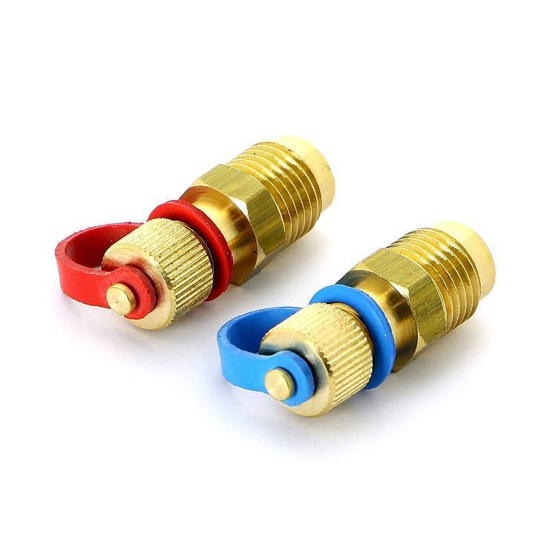 Комплект измерительных ниппелей Cimberio 1/4 красный/синий CIM 723L 1/4