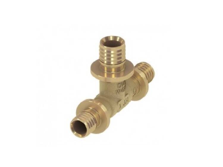 Тройник редукционный TECE TECEflex 32х20х32 мм латунь 760519