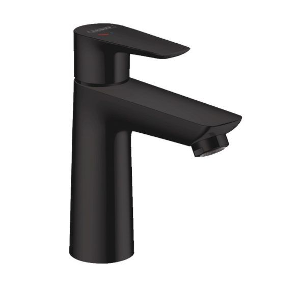 Смеситель для раковины Hansgrohe Talis E 110 без донного клапана матовый черный 71712670