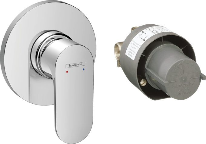 Смеситель для душа hansgrohe Rebris S комплект внешняя и скрытая часть 72648000