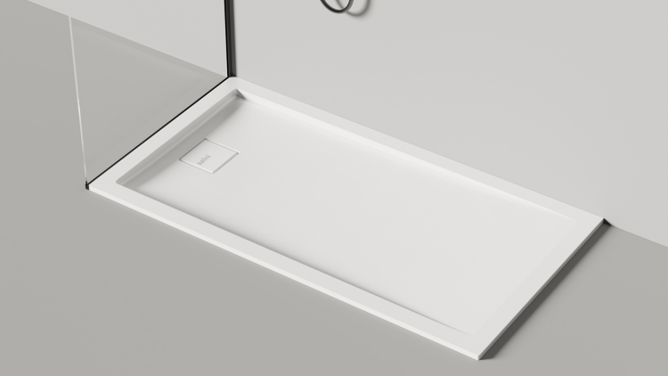 Душевой поддон Salini Capri 1500x800x82 мм с антислипом белый 120211G