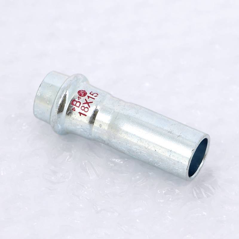 Муфта-вставка пресс IBP >B< Press Carbon 18х15 мм оцинкованная сталь PC5243 0181500