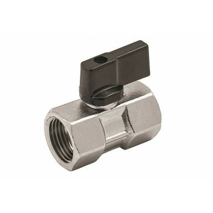 Кран шаровой Oventrop Mini 1/8 ВВ ручка-бабочка EV921818