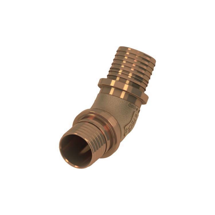 Уголок соединительный TECE TECEflex 45° 40 x 40 мм бронза 707169