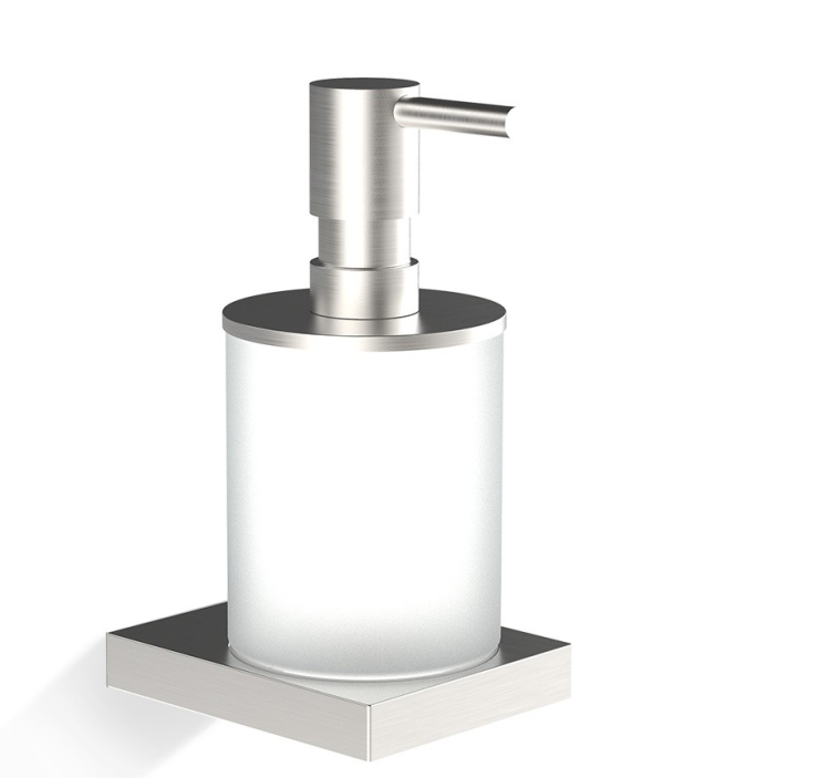 Дозатор для жидкого мыла Decor Walther Contract 80х110х160 мм сталь матовая PVD 0651677