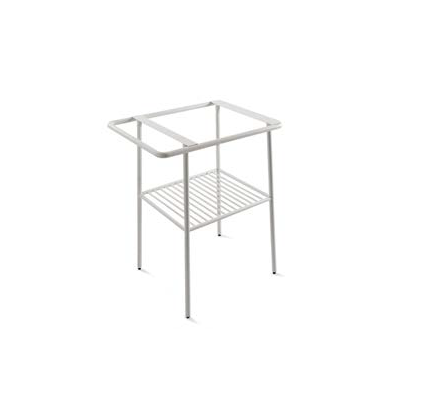 Консоль Scarabeo Fuji 590x440x750 мм напольная белый матовый 6016BS