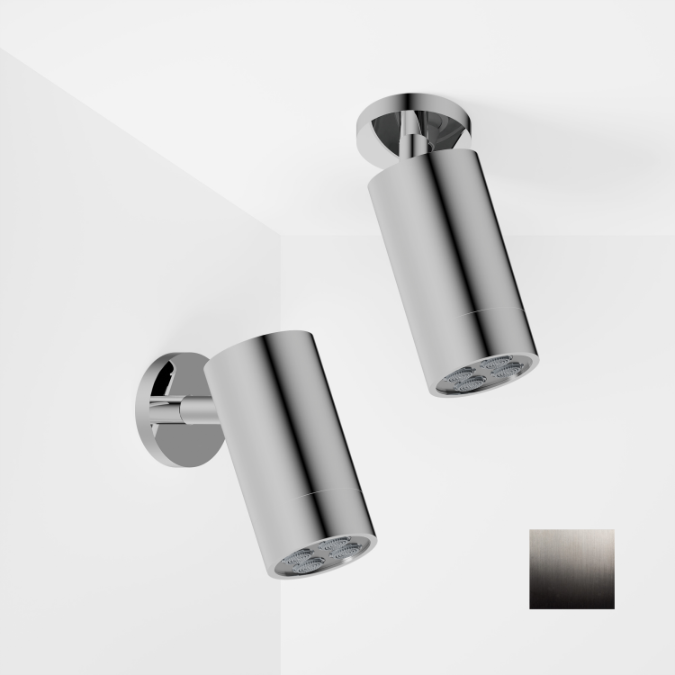 Корпус верхнего душа Ritmonio Brushed Black Chrome PR5575AA01BLX