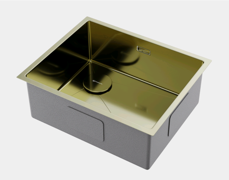 Кухонная мойка OMOIKIRI Taki 54-U/IF-L-IN Side SF светлое золото 4997475