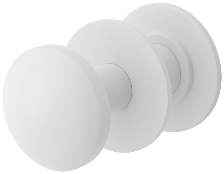 Крючок Сунержа Линза 34х65х34 мм белый матовый 3020100007