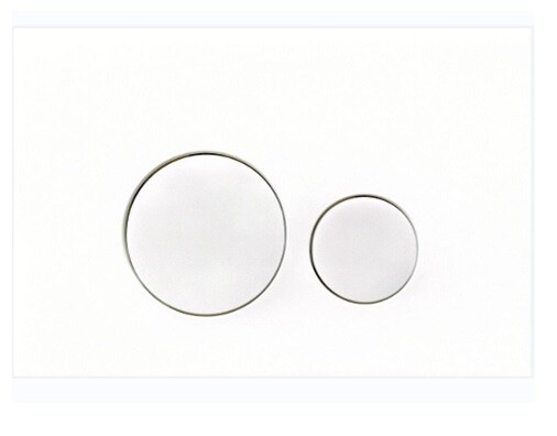 Клавиша смыва Splendy Stable Rest 220x150 мм белый глянцевый SR302TMW