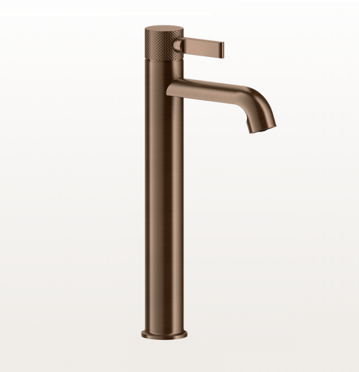 Смеситель для раковины Gessi Inciso однорычажный Copper Brushed PVD 58004#708