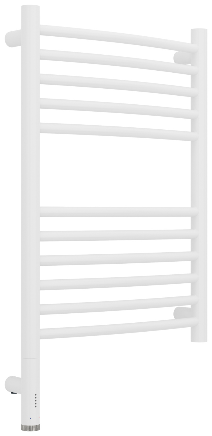 Полотенцесушитель электрический Сунержа Богема 3.1 выгнутая 400x600 мм левое подключение белый матовый 30-6002-6040