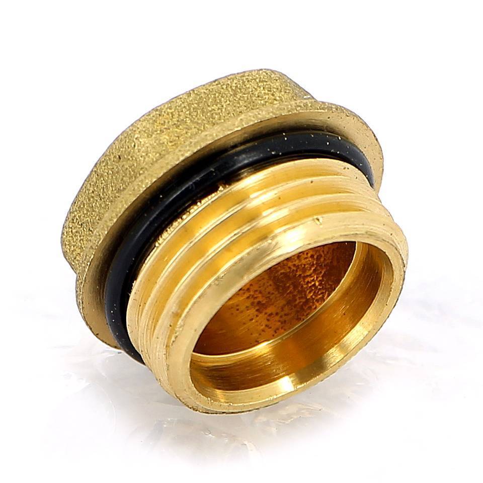 Заглушка латунная с наружной резьбой Tiemme 1/2 1950016