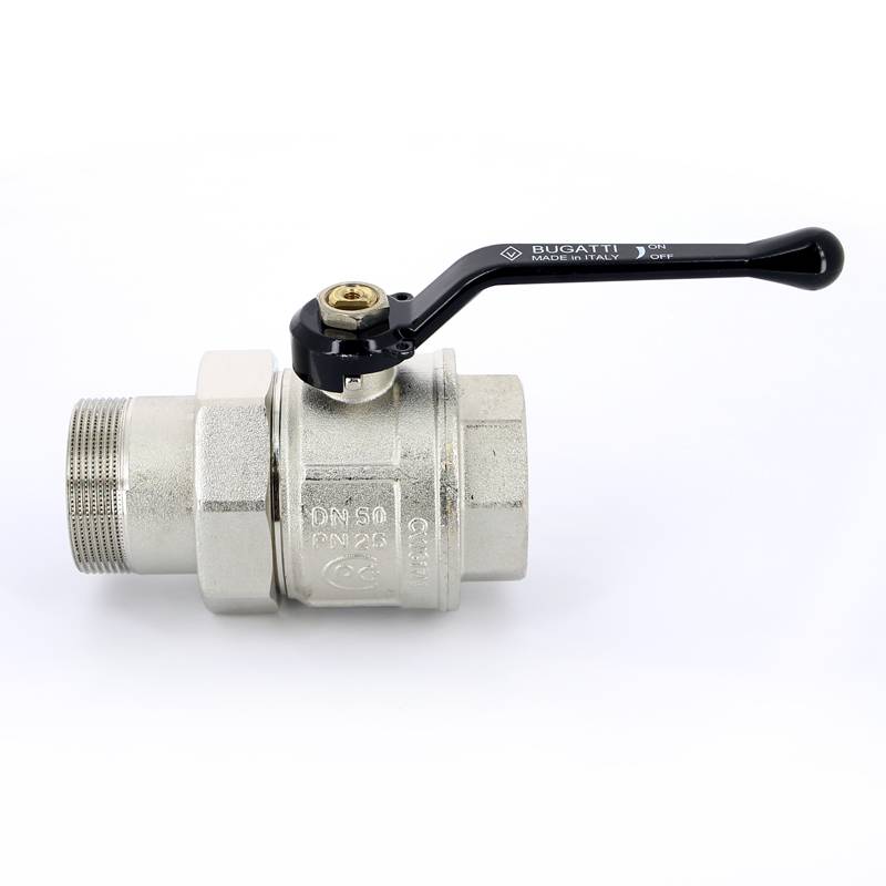 Кран шаровой Bugatti New Jersey 2 НВ с разъемным соединением рычаг 09200008