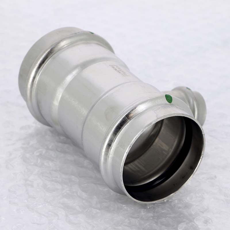 Тройник пресс нержавеющая сталь Viega Sanpress Inox 54х22х54 мм 435844