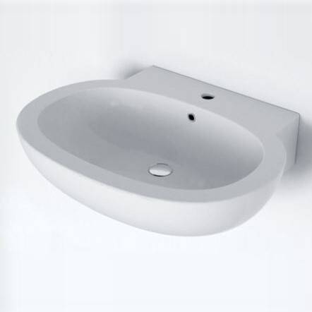 Раковина Ceramica Cielo Easy Bath 650x520x175 мм белая EASLA65