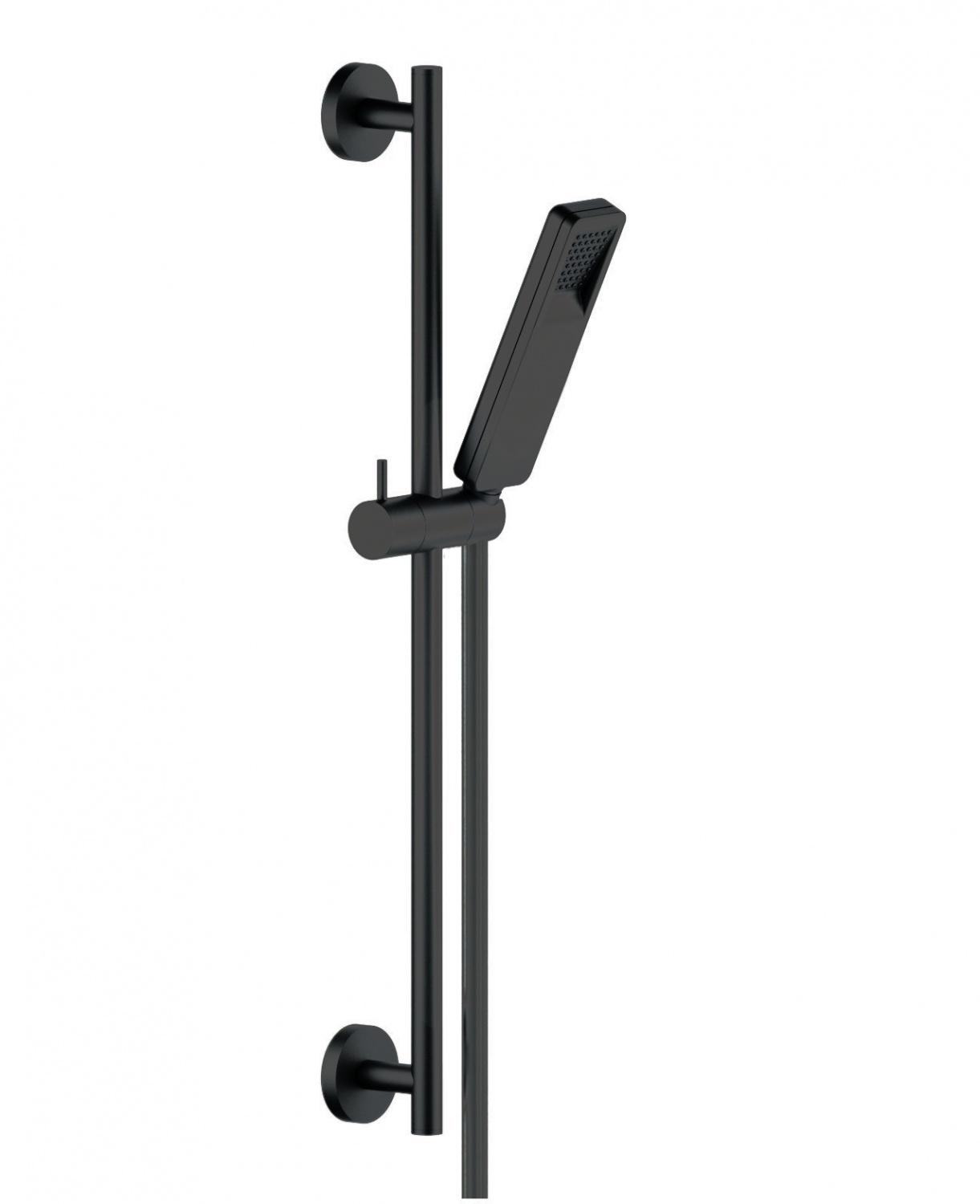 Душевой гарнитур Rossinka AD140/53BM 60 см 1 режим матовый черный AD140/53BM