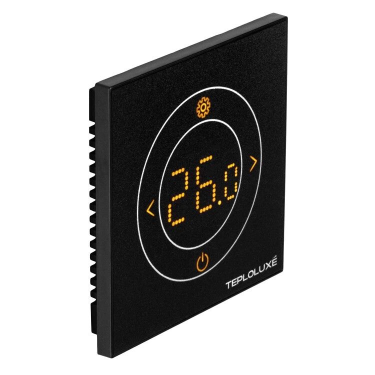 Терморегулятор Теплолюкс Solus Zen Wi-Fi черный/черная рамка 100000379400