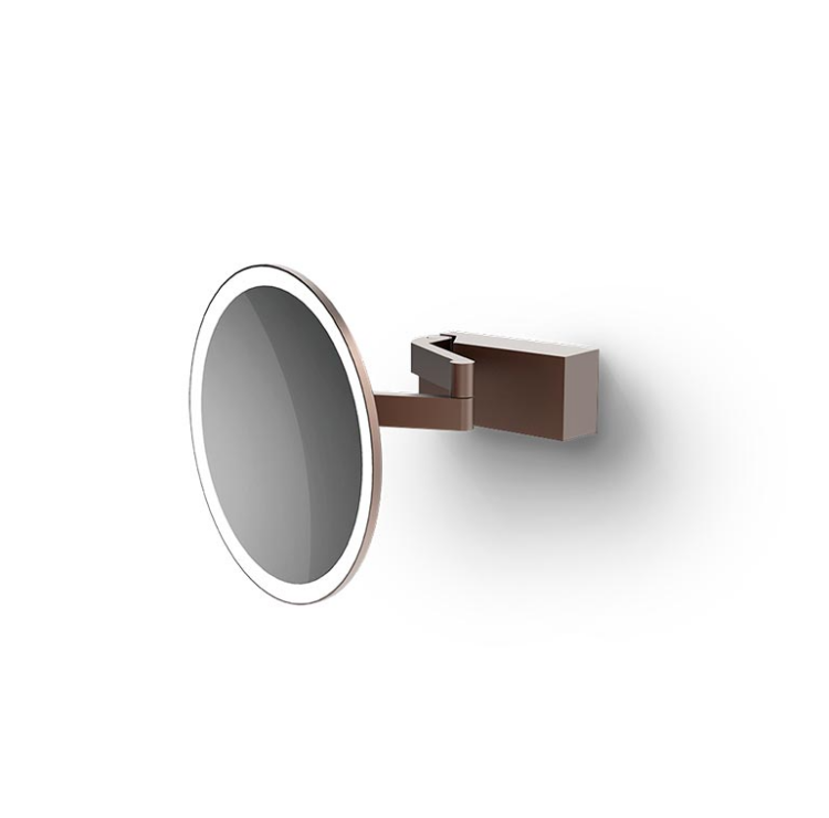 Косметическое зеркало Decor Walther Vision R с подсветкой Dark Metal Matt PVD 0919869