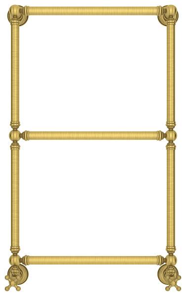 Полотенцесушитель водяной Сунержа Ренессанс 400x860 мм состаренная латунь 051-0280-8650