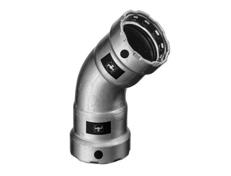 Отвод 45° Viega Megapress с SC-Contur DN25 694593