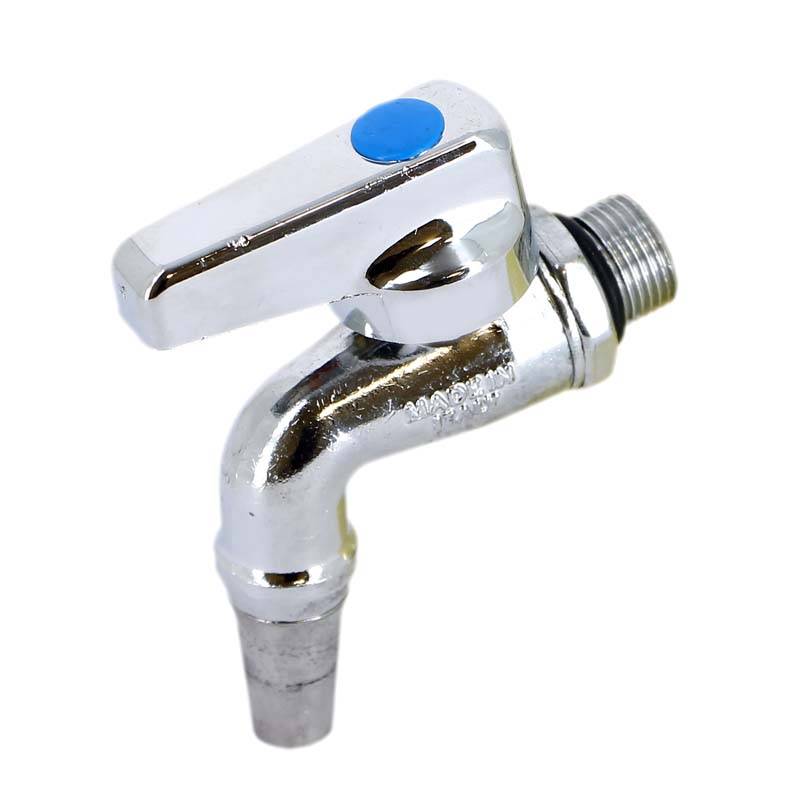 Кран шаровой садовый Bugatti ALASKA Н-штуцер 1/2 ручка-флажок 06810005