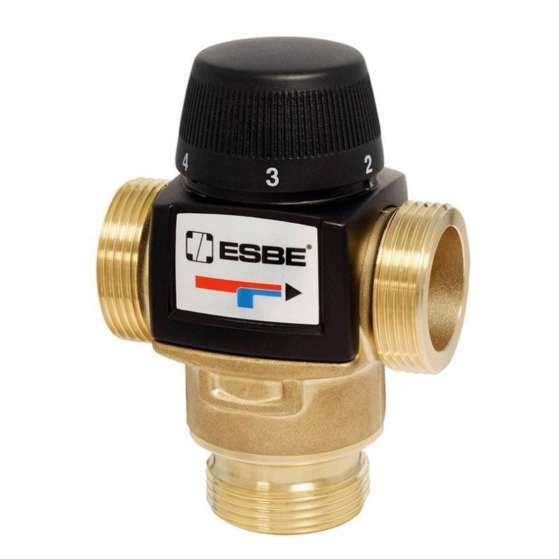 Клапан термостатический смесительный ESBE VTA522 20-43°C 1 ВР Kvs 3.2 31620100