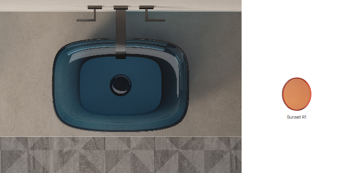 Раковина накладная DEA Design 550x380 мм Sunset DD9094550R1