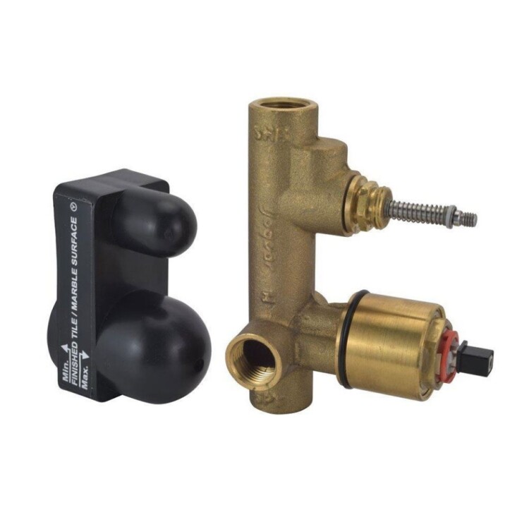 Внутренняя часть смесителя для ванны и душа Jaquar Eko на 2 потребителя ALD-CHR-055N