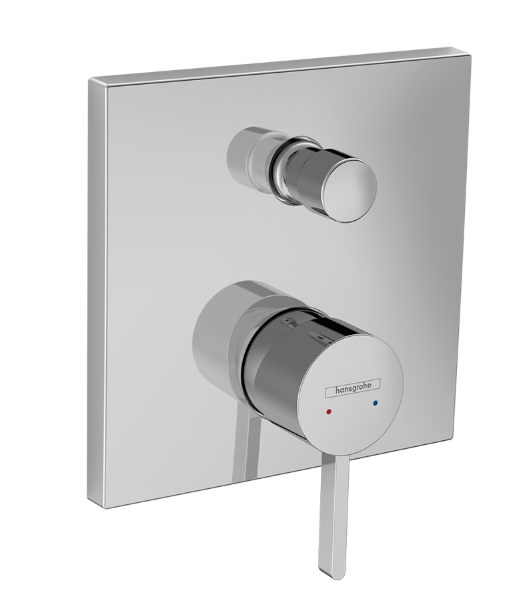 Смеситель для ванны и душа Hansgrohe Finoris встраиваемый цвет хром 76416000
