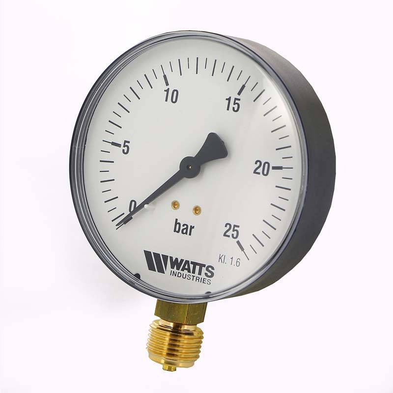 Манометр радиальный Watts F+R200 1/2 25 бар 100 мм 10008081
