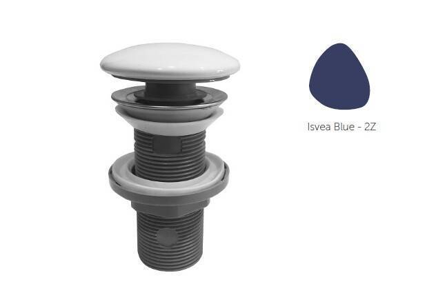 Донный клапан ISVEA Complementaries для раковины синий матовый 38TP0180I