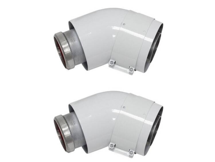 Отвод 45° Vaillant для коаксиальных труб 60/100 мм (2 шт.) 303809