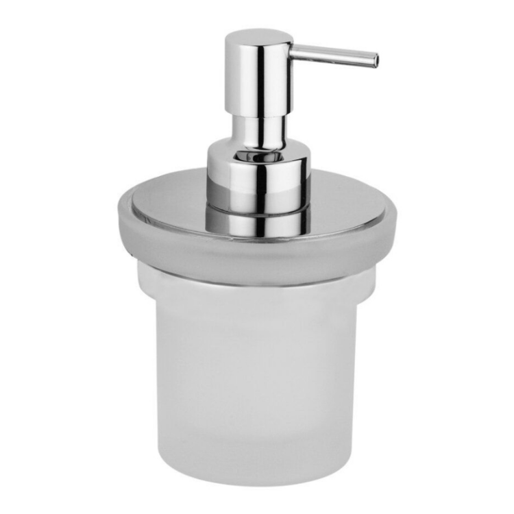 Дозатор для жидкого мыла Stella LUCILLA 80х80х115 мм латунь брашированная PVD LL10009PV13