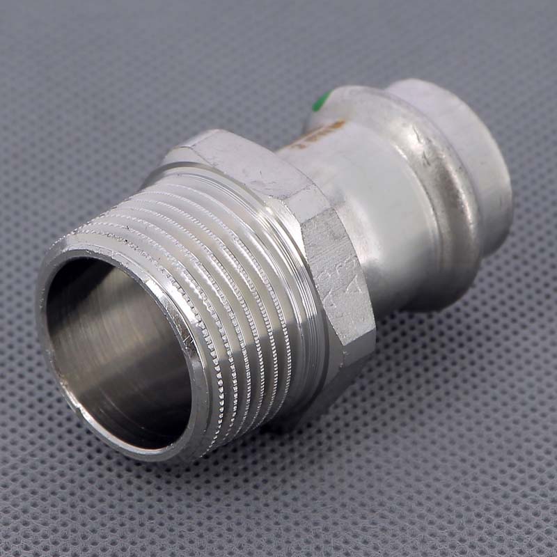 Муфта переходная пресс-Н Viega Sanpress Inox нержавеющая сталь 22x1 436506