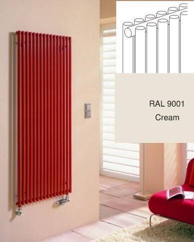 Радиатор трубчатый Arbonia 2200/18 18 секций боковое подключение №68 RAL 9001 2S200/18 №68 RAL 9001