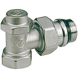 Клапан запорный Giacomini R714TG угловой 3/4х3/4 ВН хромированный R714X034