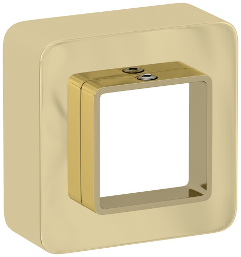 Накладка маскировочная, Сунержа, шгв 50-27-50, нержавеющая сталь, d 27, цвет-шампань