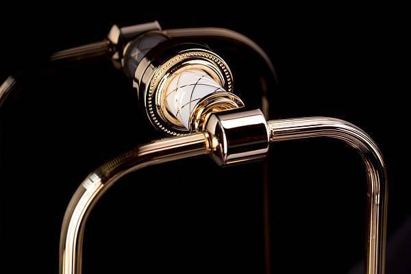 Полотенцедержатель кольцо Boheme Murano подвесной золото 10905-W-G