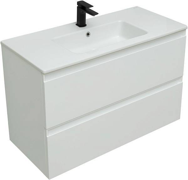 Тумба под раковину Allen Brau Eclipse 100 см белый матовый 1.E1003.WM