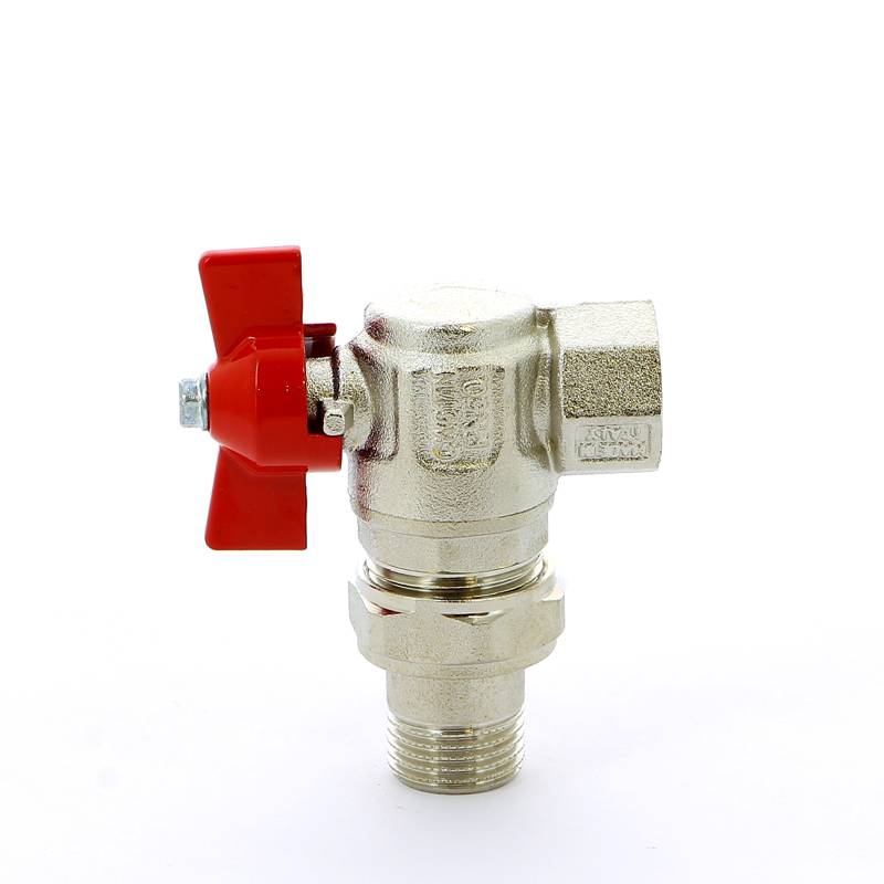 Кран шаровой ITAP IDEAL 1/2 НВ угловой с разъемным соединением бабочка 298