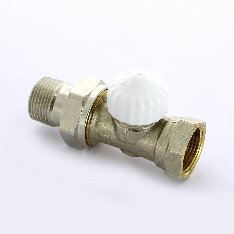 Вентиль термостатический Uni-Fitt прямой HB 3/4 никелированный 160N3000