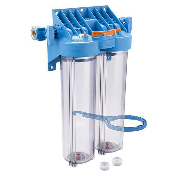 Корпус для картриджного фильтра ДЖИЛЕКС 1 МС 20 Big Blue горизонтальное подключение 9092