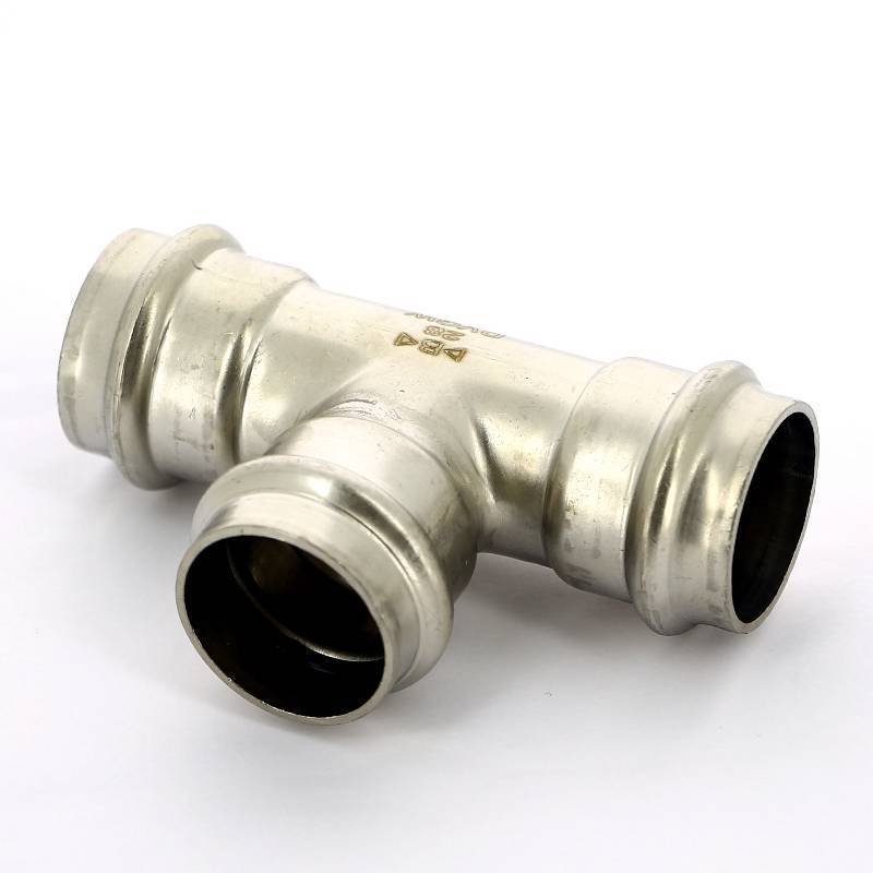 Тройник пресс IBP >B< Press Inox 28 мм нержавеющая сталь PS5130 0282828