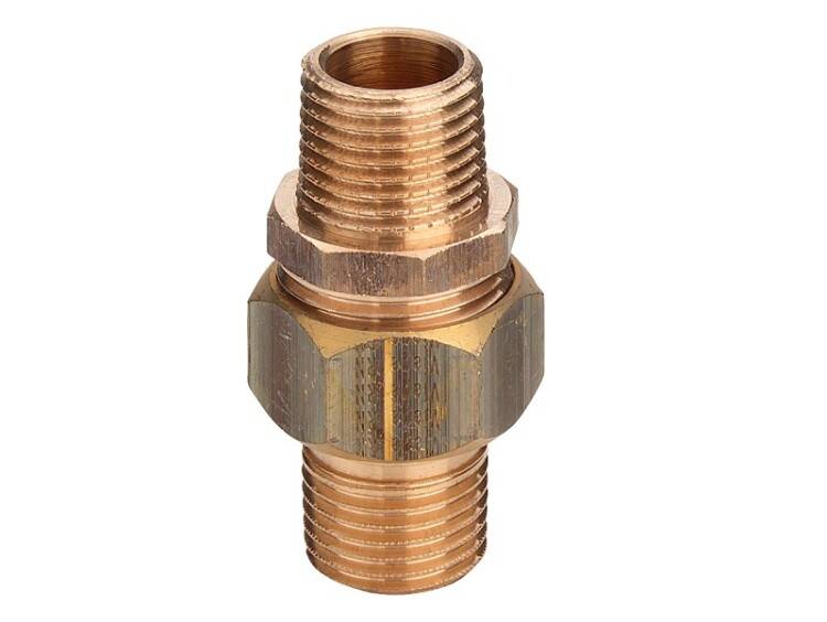 Соединение разъемное Viega 1/2 ВР-ВР бронза 446888