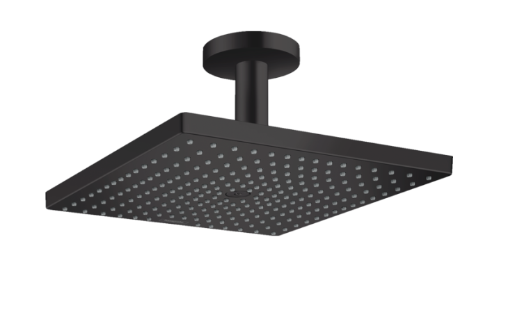 Верхний душ Hansgrohe Raindance E 300 1jet 300x300 мм черный матовый 26250670