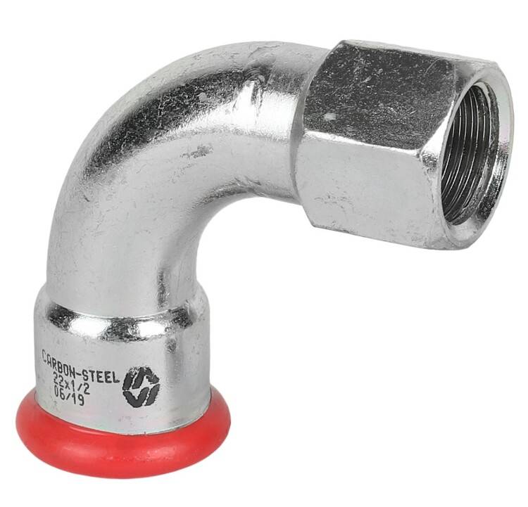 Колено 90° Bänninger 22x1/2 В длинное оцинкованная сталь CF5360604